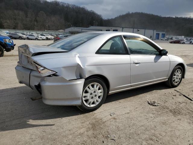 1HGEM225X4L077219 - 2004 HONDA CIVIC LX SILVER photo 3