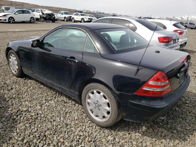 WDBKK49FX3F271634 - 2003 MERCEDES-BENZ SLK 230 KOMPRESSOR BLACK photo 2