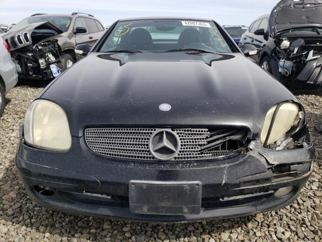 WDBKK49FX3F271634 - 2003 MERCEDES-BENZ SLK 230 KOMPRESSOR BLACK photo 5