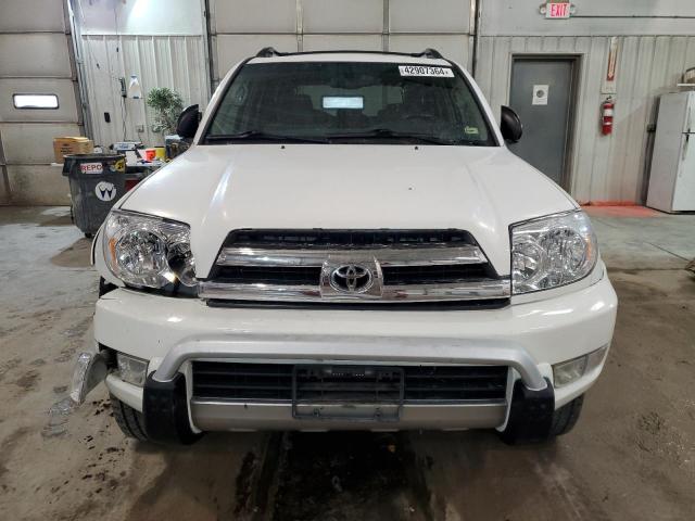 JTEBU14R650077177 - 2005 TOYOTA 4RUNNER SR5 WHITE photo 5