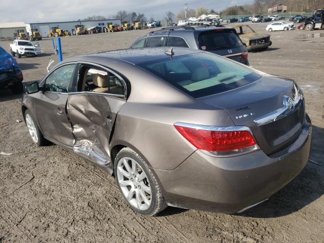 1G4GE5GD4BF248768 - 2011 BUICK LACROSSE CXS GRAY photo 2