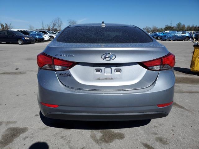 5NPDH4AEXFH548773 - 2015 HYUNDAI ELANTRA SE SILVER photo 6