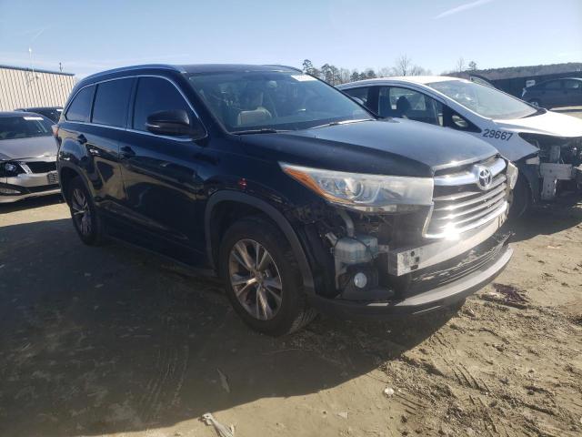5TDKKRFH5FS064867 - 2015 TOYOTA HIGHLANDER XLE 黑色 照片 4