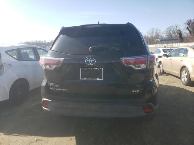 5TDKKRFH5FS064867 - 2015 TOYOTA HIGHLANDER XLE 黑色 照片 6