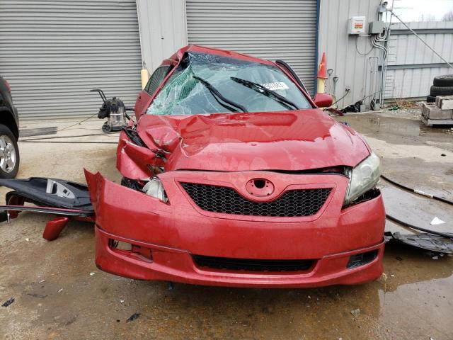 4T1BK46K17U042100 - 2007 TOYOTA CAMRY LE RED photo 5
