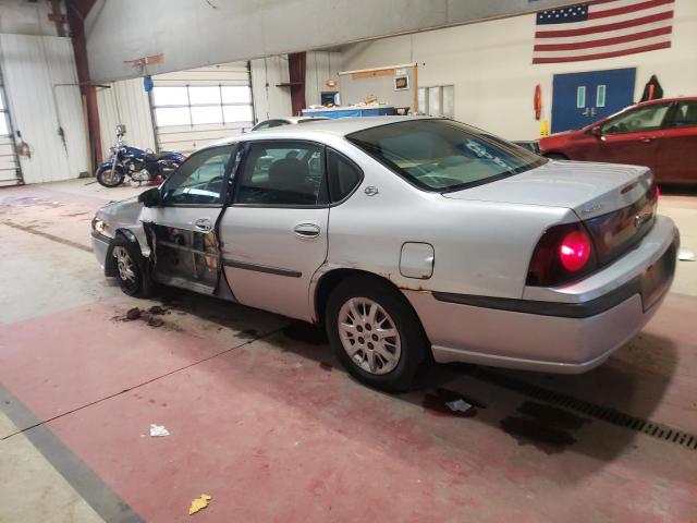 2G1WF52E049172340 - 2004 CHEVROLET IMPALA SILVER photo 2