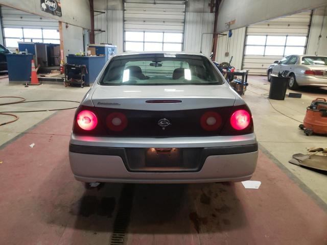 2G1WF52E049172340 - 2004 CHEVROLET IMPALA SILVER photo 6