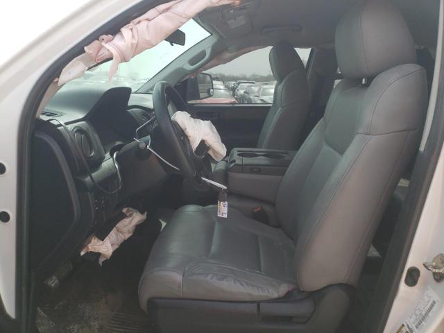 5TFCY5F15LX025832 - 2020 TOYOTA TUNDRA DOUBLE CAB SR/SR5 WHITE photo 7