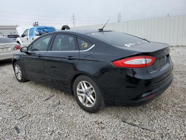 3FA6P0H79GR300143 - 2016 FORD FUSION SE BLACK photo 2