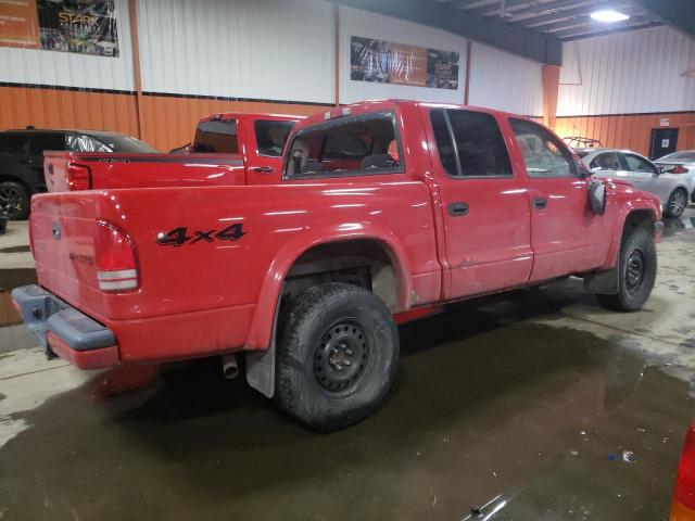 1D7HG38N63S258506 - 2003 DODGE DAKOTA QUAD SPORT RED photo 3