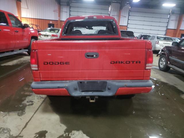 1D7HG38N63S258506 - 2003 DODGE DAKOTA QUAD SPORT RED photo 6