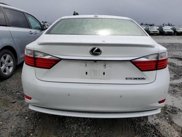 JTHBW1GGXE2070664 - 2014 LEXUS ES 300H WHITE photo 6