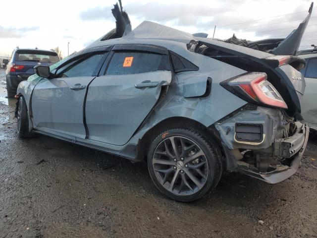 SHHFK7H90MU401327 - 2021 HONDA CIVIC SPORT TOURING GRAY photo 2