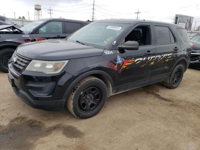 1FM5K8AR6GGA78209 - 2016 FORD EXPLORER POLICE INTERCEPTOR BLACK photo 1