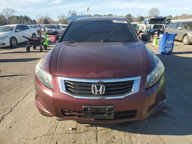 1HGCP2F31AA037660 - 2010 HONDA ACCORD LX MAROON photo 5