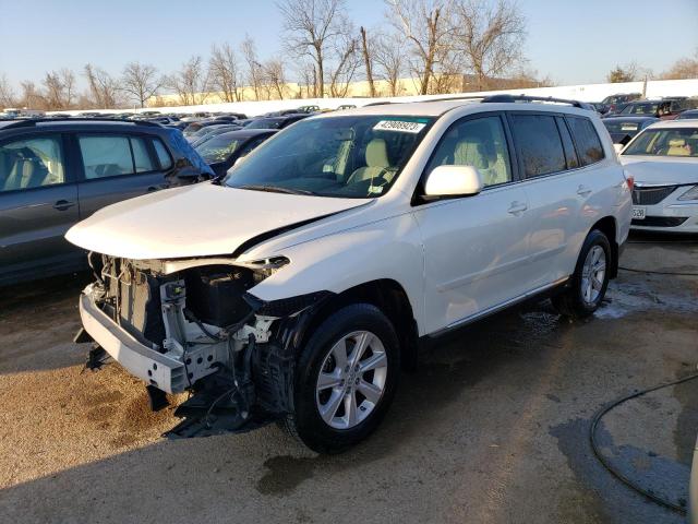 5TDBK3EH1BS063854 - 2011 TOYOTA HIGHLANDER BASE Blanc photo 1