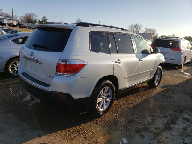 5TDBK3EH1BS063854 - 2011 TOYOTA HIGHLANDER BASE Blanc photo 3