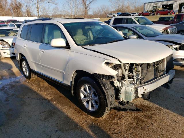 5TDBK3EH1BS063854 - 2011 TOYOTA HIGHLANDER BASE Blanc photo 4