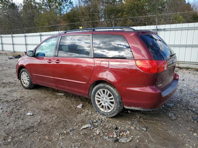 5TDZK22C99S251338 - 2009 TOYOTA SIENNA XLE MAROON photo 2