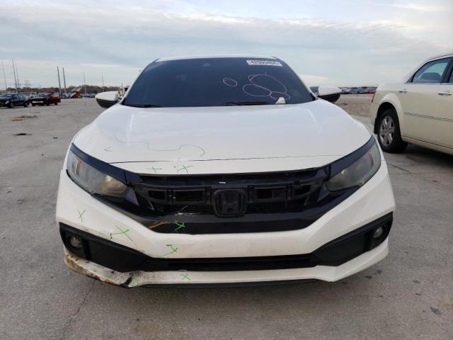 19XFC2F88LE006196 - 2020 HONDA CIVIC SPORT WHITE photo 5