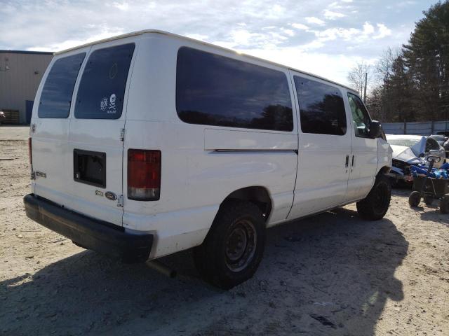 1FTNE14W19DA15270 - 2009 FORD ECONOLINE E150 VAN WHITE photo 3