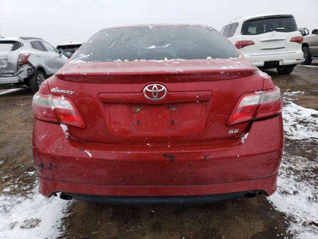4T1BK46K68U064627 - 2008 TOYOTA CAMRY LE RED photo 6