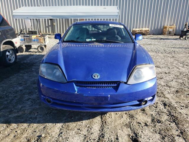 KMHHM65D16U218323 - 2006 HYUNDAI TIBURON GS BLUE photo 5