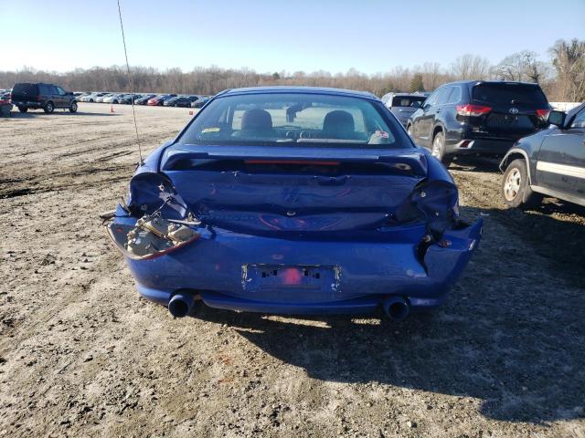 KMHHM65D16U218323 - 2006 HYUNDAI TIBURON GS BLUE photo 6