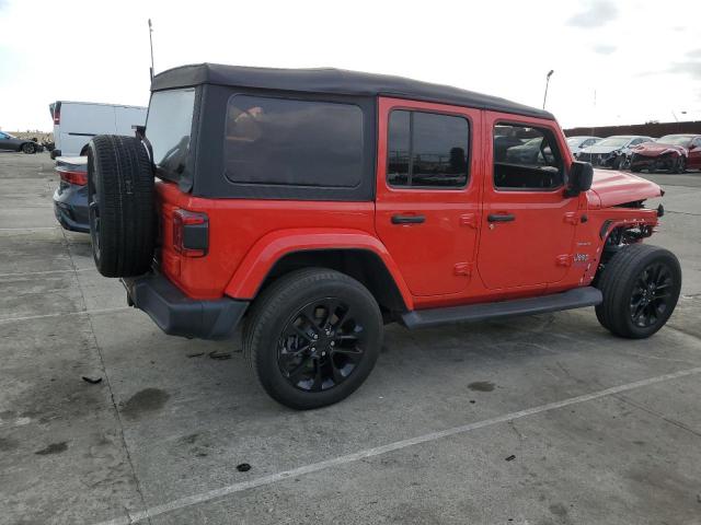1C4JJXP60MW799995 - 2021 JEEP WRANGLER U SAHARA 4XE RED photo 3