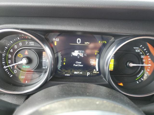 1C4JJXP60MW799995 - 2021 JEEP WRANGLER U SAHARA 4XE RED photo 9