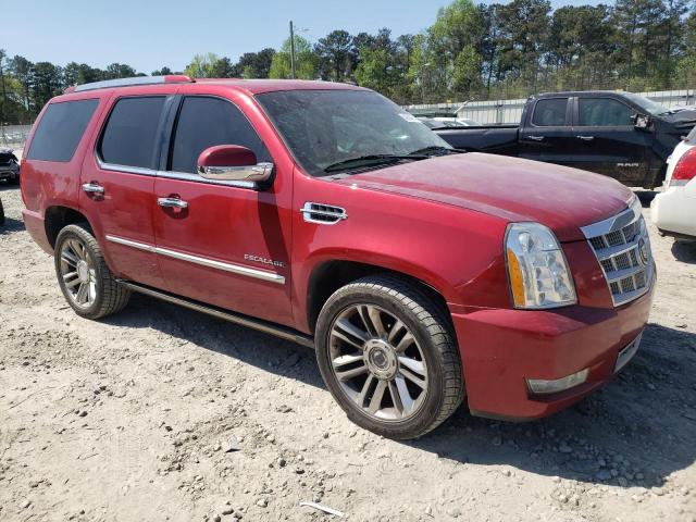 1GYS4DEF3DR333421 - 2013 CADILLAC ESCALADE PLATINUM RED photo 4