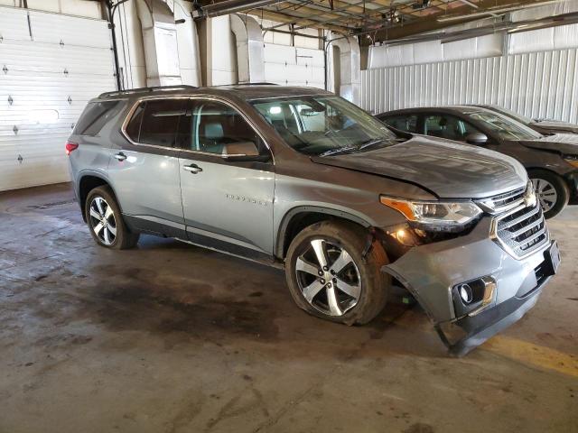 1GNEVHKW8MJ147469 - 2021 CHEVROLET TRAVERSE LT GRAY photo 4