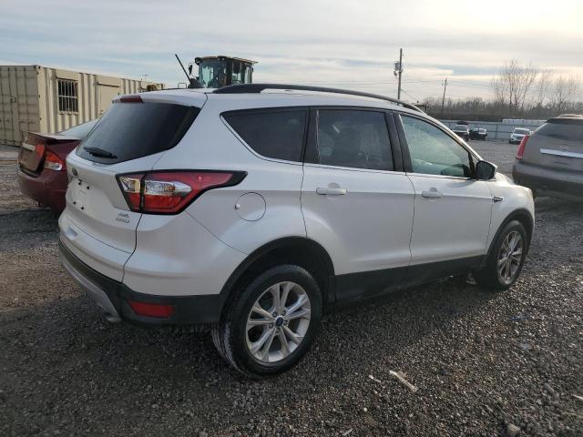 1FMCU0HD0JUA48404 - 2018 FORD ESCAPE SEL WHITE photo 3