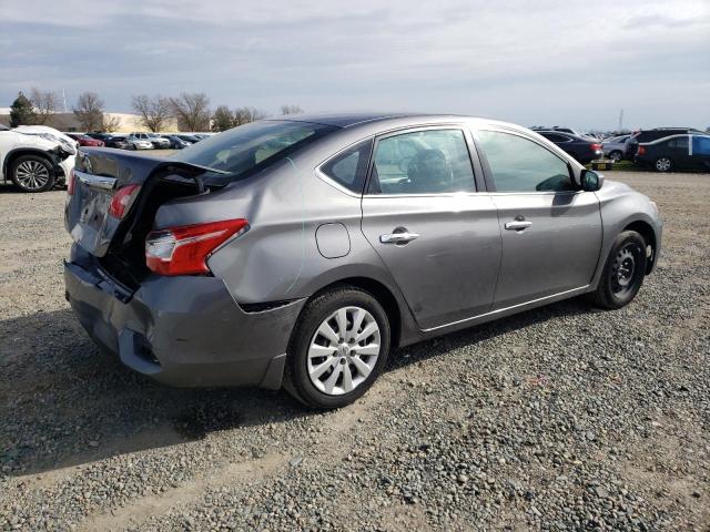 3N1AB7AP5KY379043 - 2019 NISSAN SENTRA S GRAY photo 3