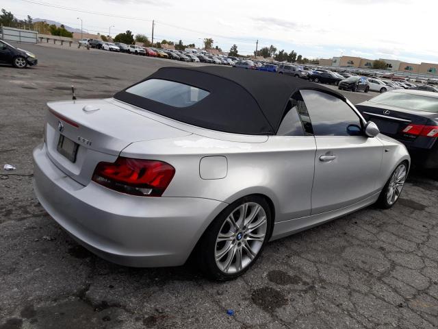 WBAUN13578VH77595 - 2008 BMW 128 I SILVER photo 3