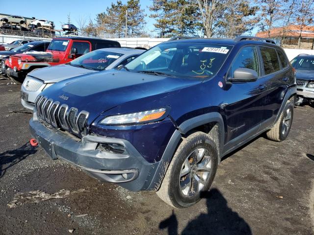 1C4PJMBSXFW515725 - 2015 JEEP CHEROKEE TRAILHAWK ლურჯი ფოტო 1