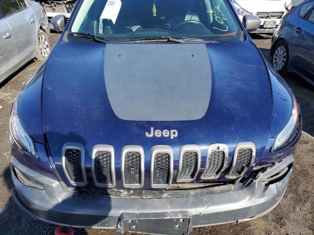 1C4PJMBSXFW515725 - 2015 JEEP CHEROKEE TRAILHAWK ლურჯი ფოტო 11