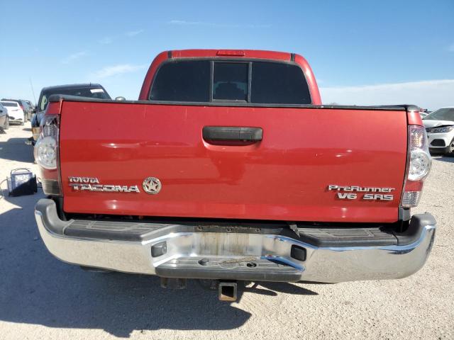 5TFJU4GN2DX044483 - 2013 TOYOTA TACOMA DOUBLE CAB PRERUNNER RED photo 6