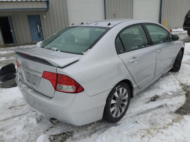 2HGFA16909H510197 - 2009 HONDA CIVIC EXL SILVER photo 3