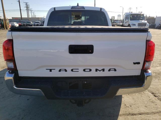 3TMAZ5CN1LM132555 - 2020 TOYOTA TACOMA DOUBLE CAB WHITE photo 6