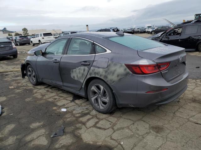 19XZE4F56KE022159 - 2019 HONDA INSIGHT EX GRAY photo 2