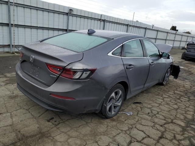 19XZE4F56KE022159 - 2019 HONDA INSIGHT EX GRAY photo 3