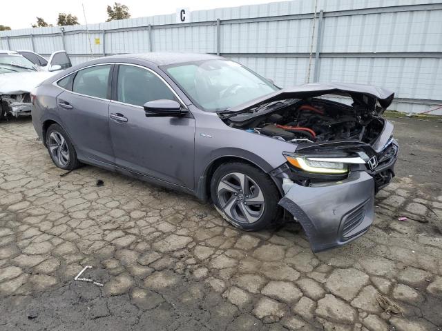 19XZE4F56KE022159 - 2019 HONDA INSIGHT EX GRAY photo 4