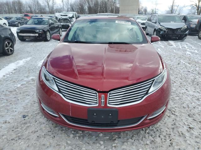 3LN6L2G94FR617262 - 2015 LINCOLN MKZ RED photo 5