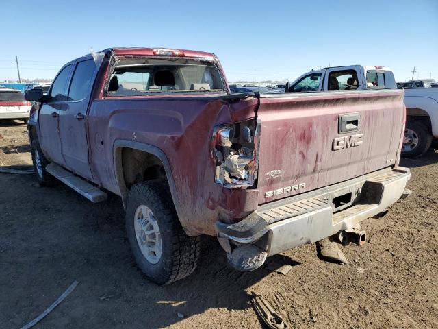 1GT12YEG6FF155435 - 2015 GMC SIERRA K2500 SLE BURGUNDY photo 2