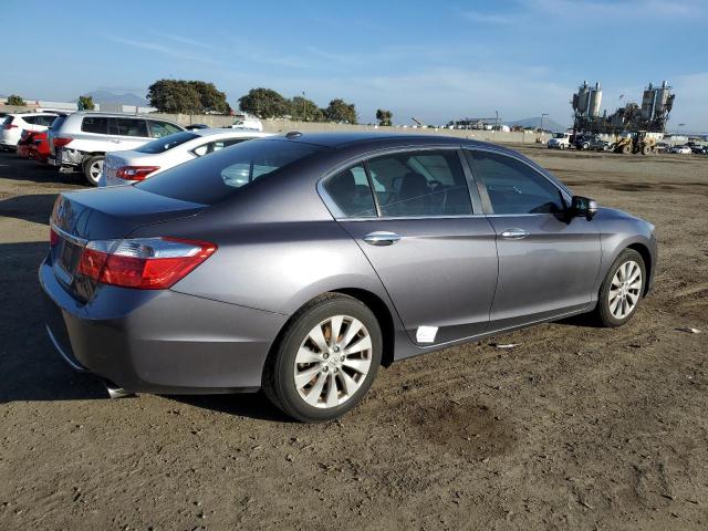 1HGCR2F88FA259951 - 2015 HONDA ACCORD EXL GRAY photo 3