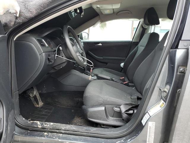 3VW2K7AJ2BM372469 - 2011 VOLKSWAGEN JETTA BASE GRAY photo 7