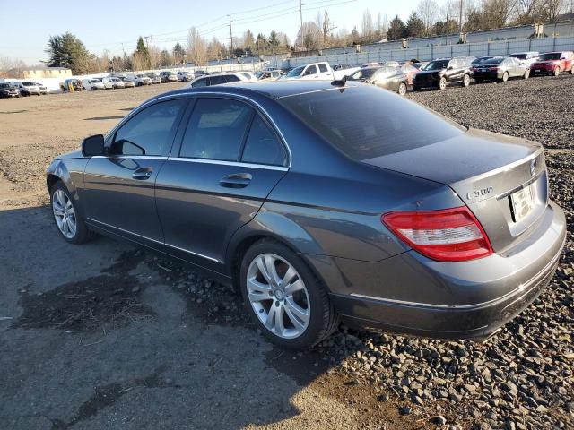 WDDGF81XX8F053035 - 2008 MERCEDES-BENZ C 300 4MATIC CHARCOAL photo 2