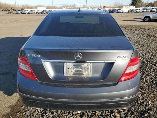 WDDGF81XX8F053035 - 2008 MERCEDES-BENZ C 300 4MATIC CHARCOAL photo 6