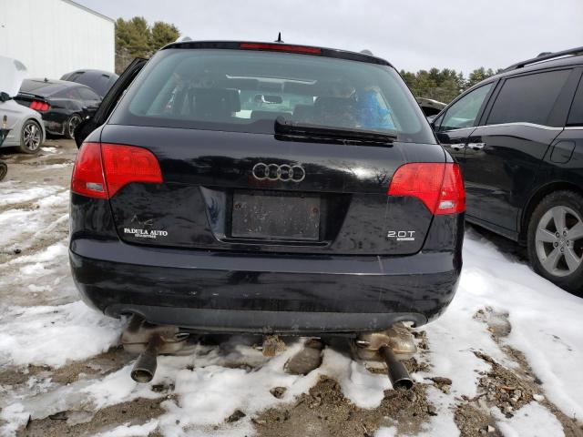 WAUKF78E87A194617 - 2007 AUDI A4 2.0T AV BLACK photo 6